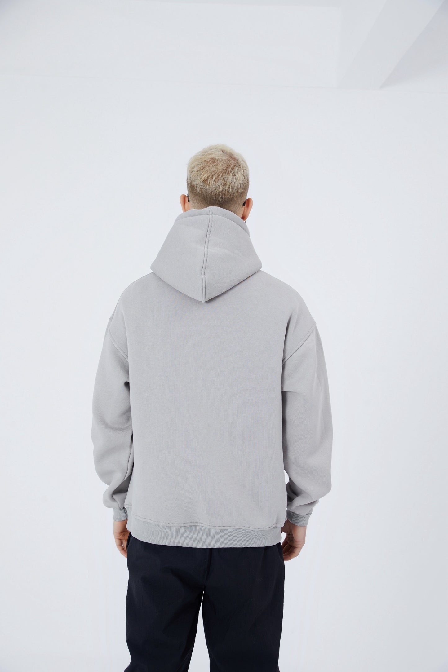 Oversize Hoodie einfarbig Basic Kapuzenpullover Unisex