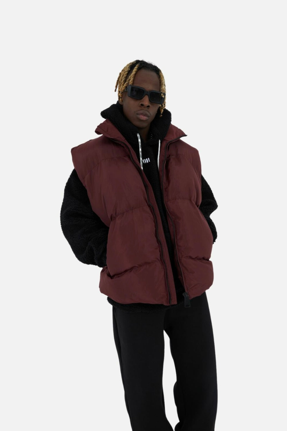 Puffer Weste Vest Übergangsweste Oversize