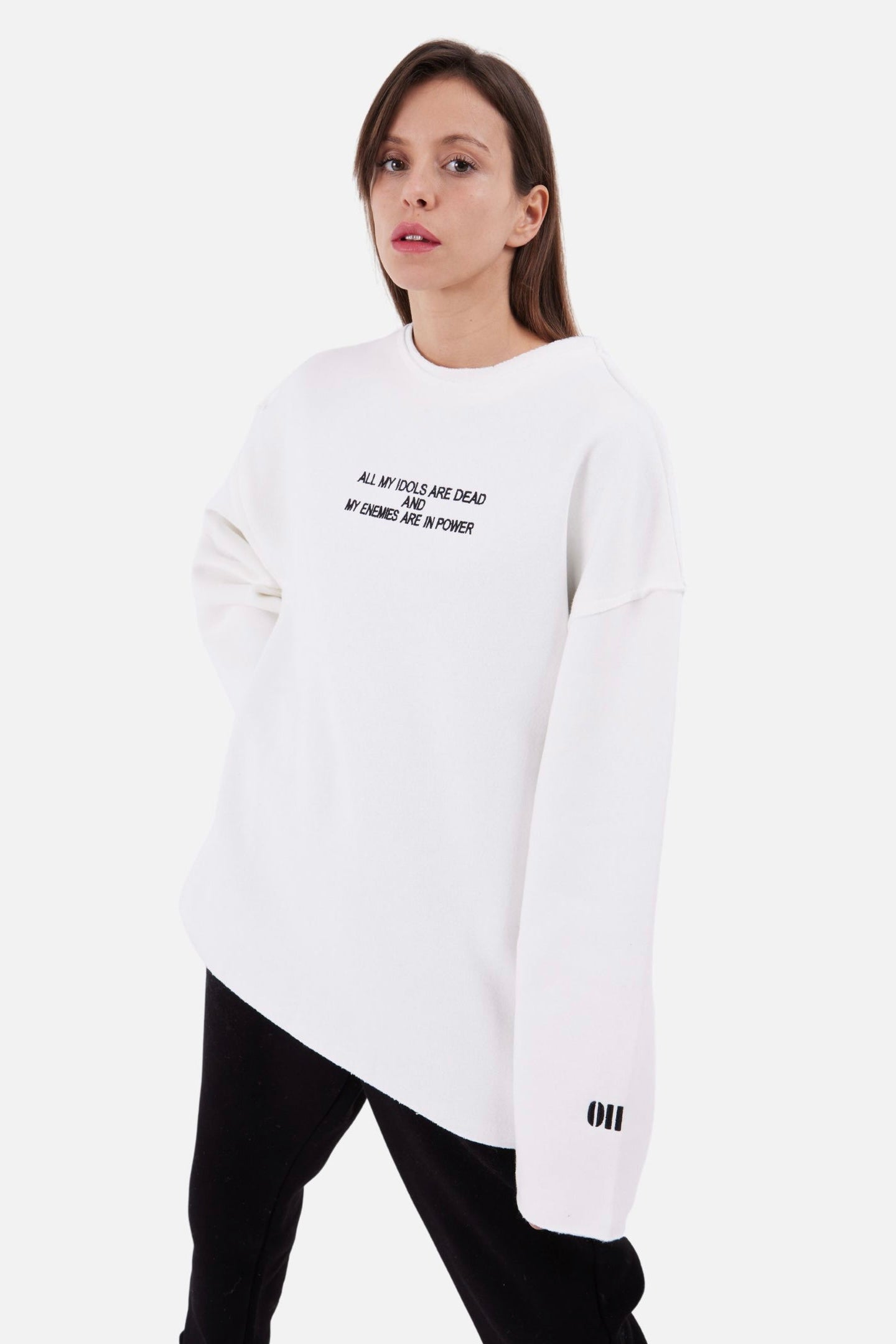 Sweater Basic Cotton Sweatshirt Pullover