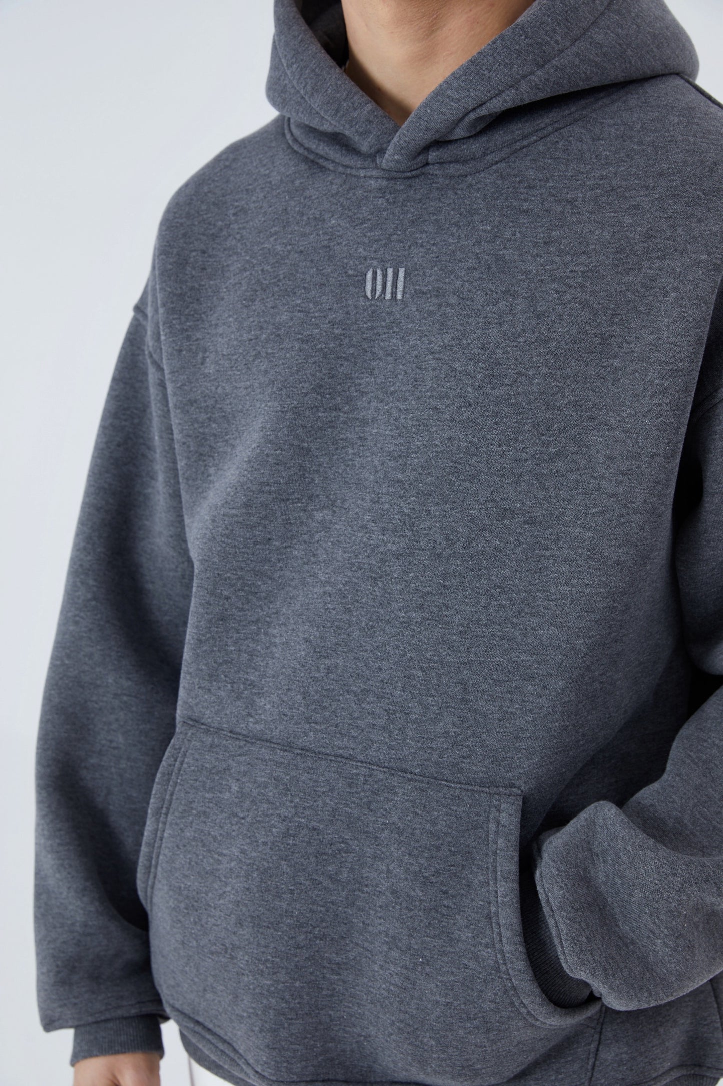 Oversize Hoodie einfarbig Basic Kapuzenpullover Unisex