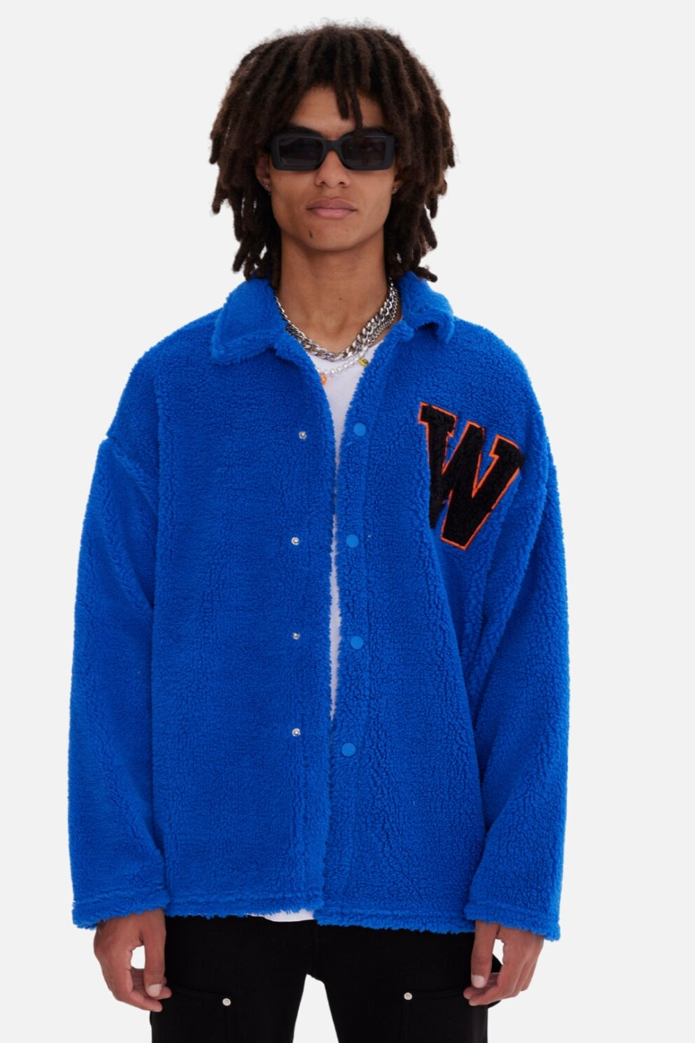 Oversize Jacke Teddy W Shirt für Teddyfell