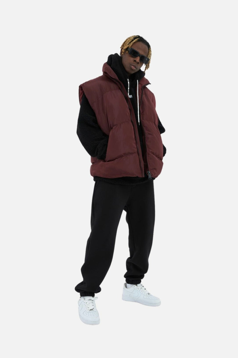 Puffer Weste Vest Übergangsweste Oversize