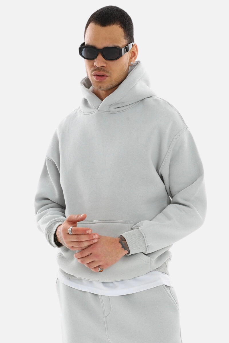einfarbiger Basic Oversized Hoodie | Premium Herren & Damen Kapuzenpullover Unisex