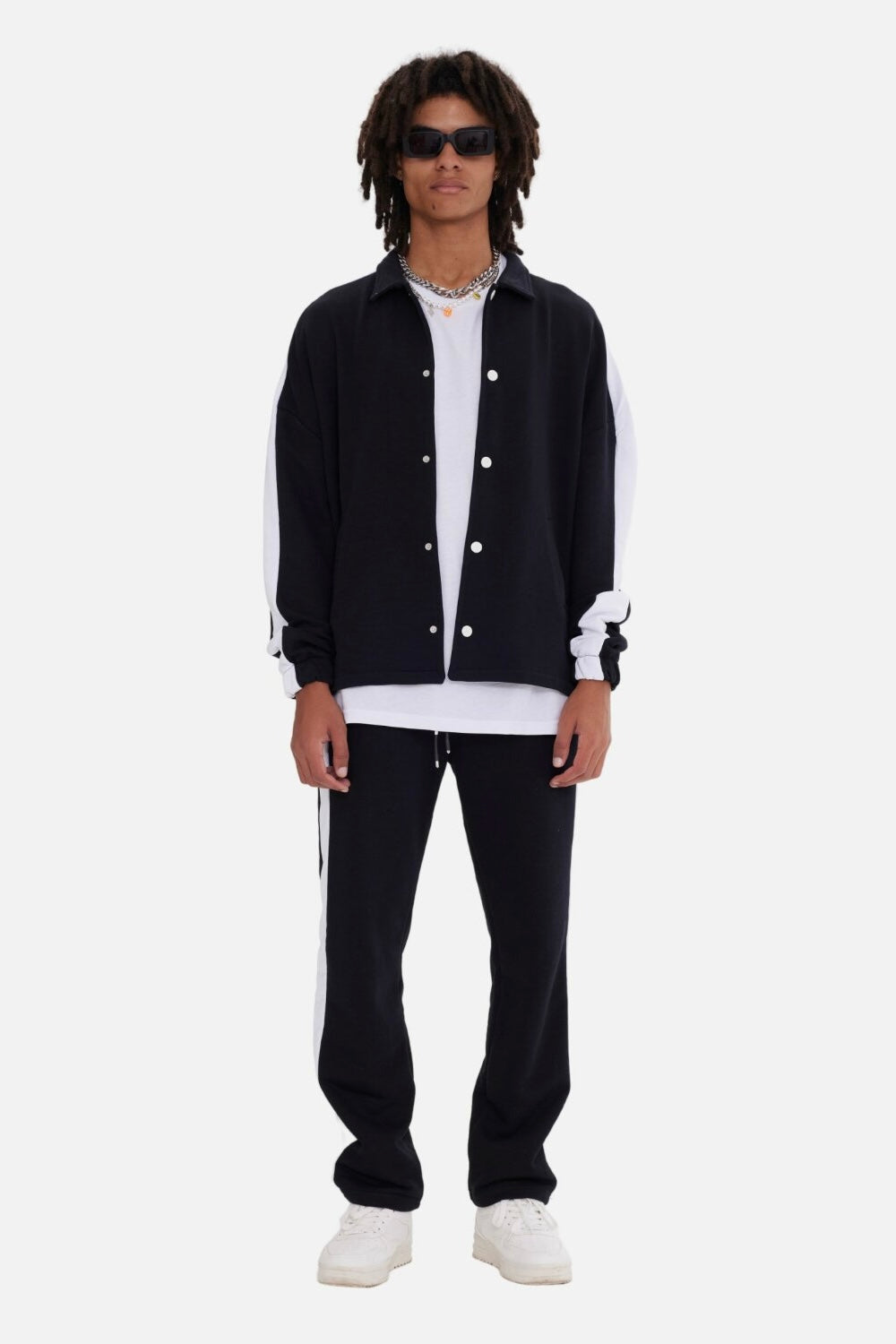 Jogginganzug Set Stripe mit Streifen Jacke Hose