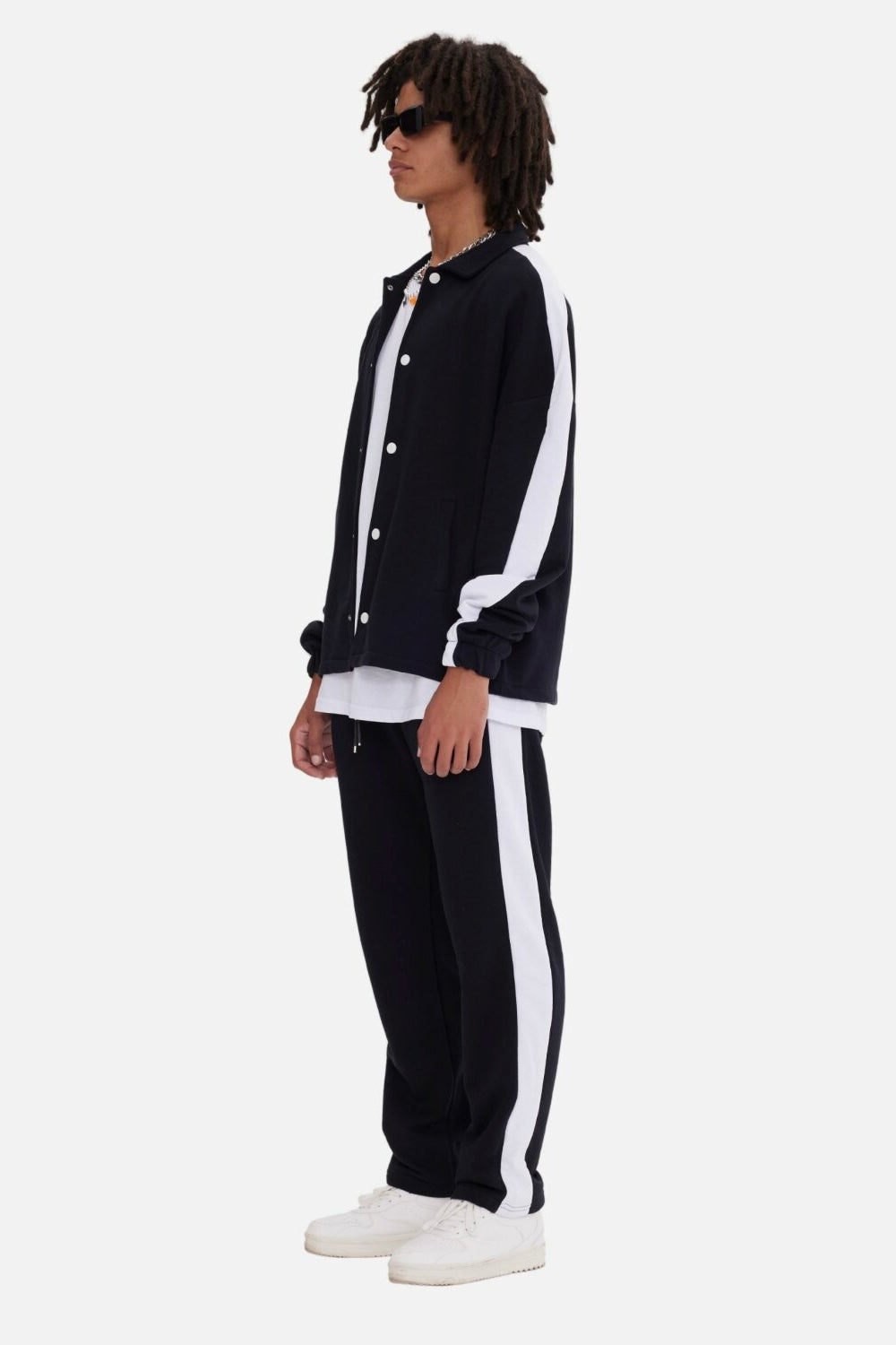 Jogginganzug Set Stripe mit Streifen Jacke Hose