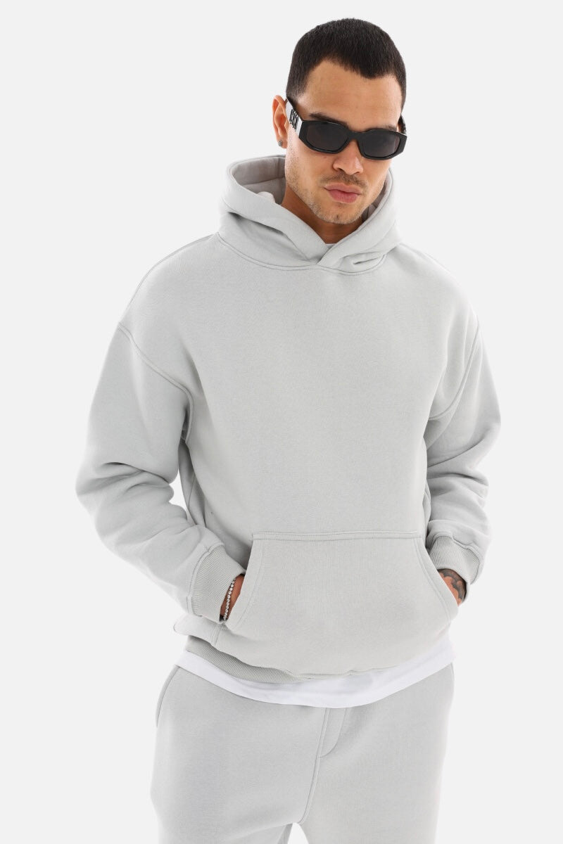 einfarbiger Basic Oversized Hoodie | Premium Herren & Damen Kapuzenpullover Unisex