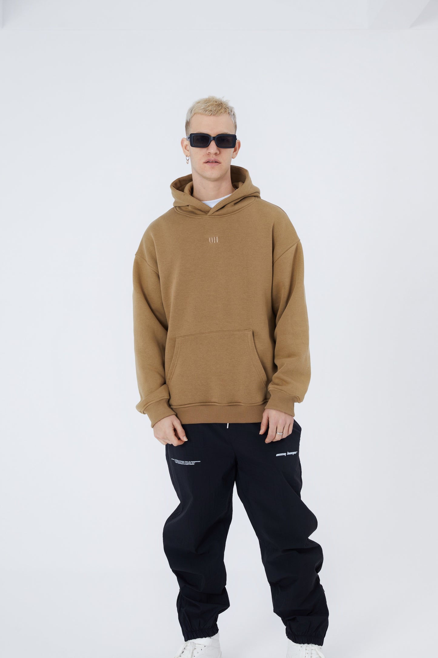Oversize Hoodie einfarbig Basic Kapuzenpullover Unisex