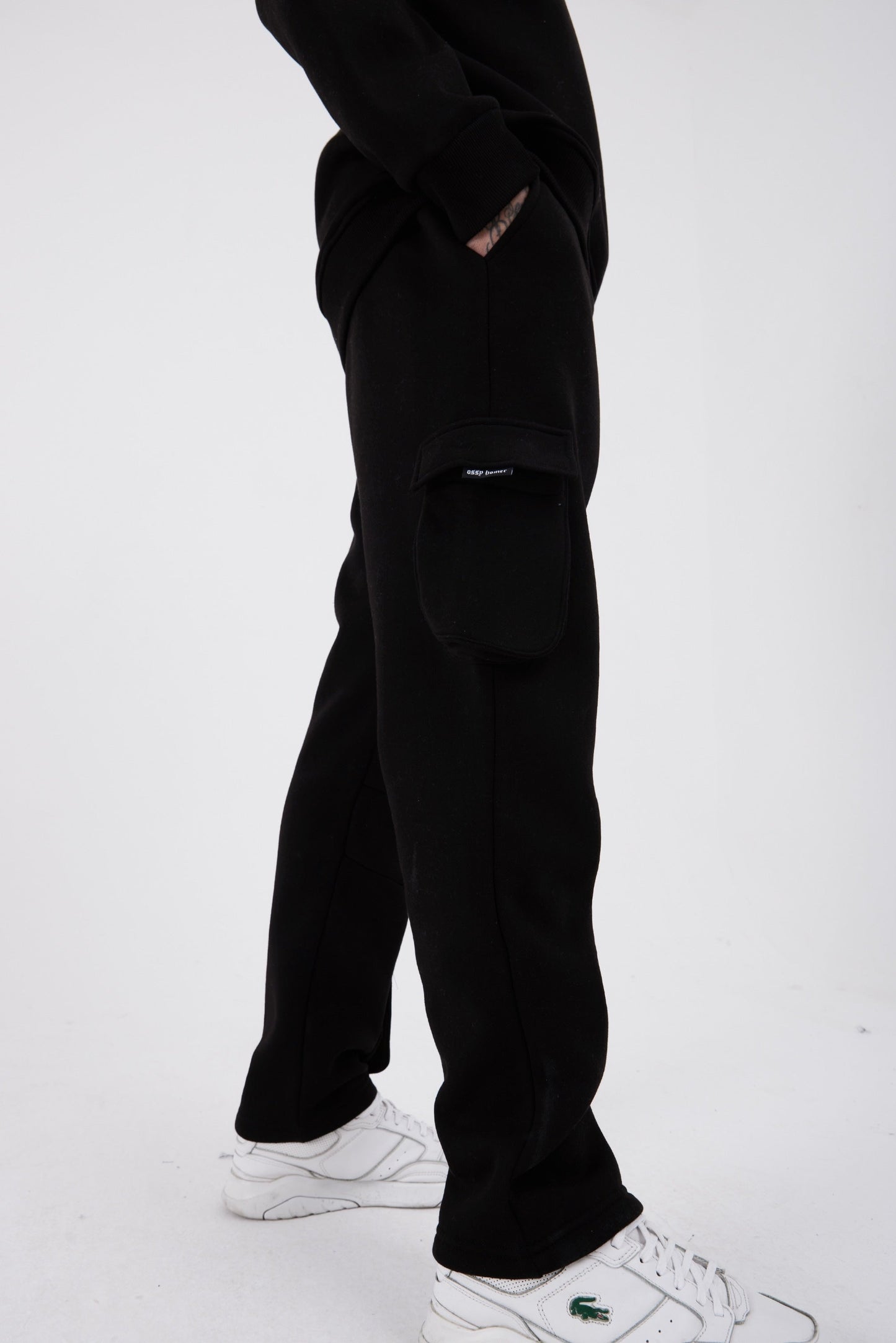 Jogginganzug Set Baumwolle Jogger Hoodie Pullover Oversize Fit
