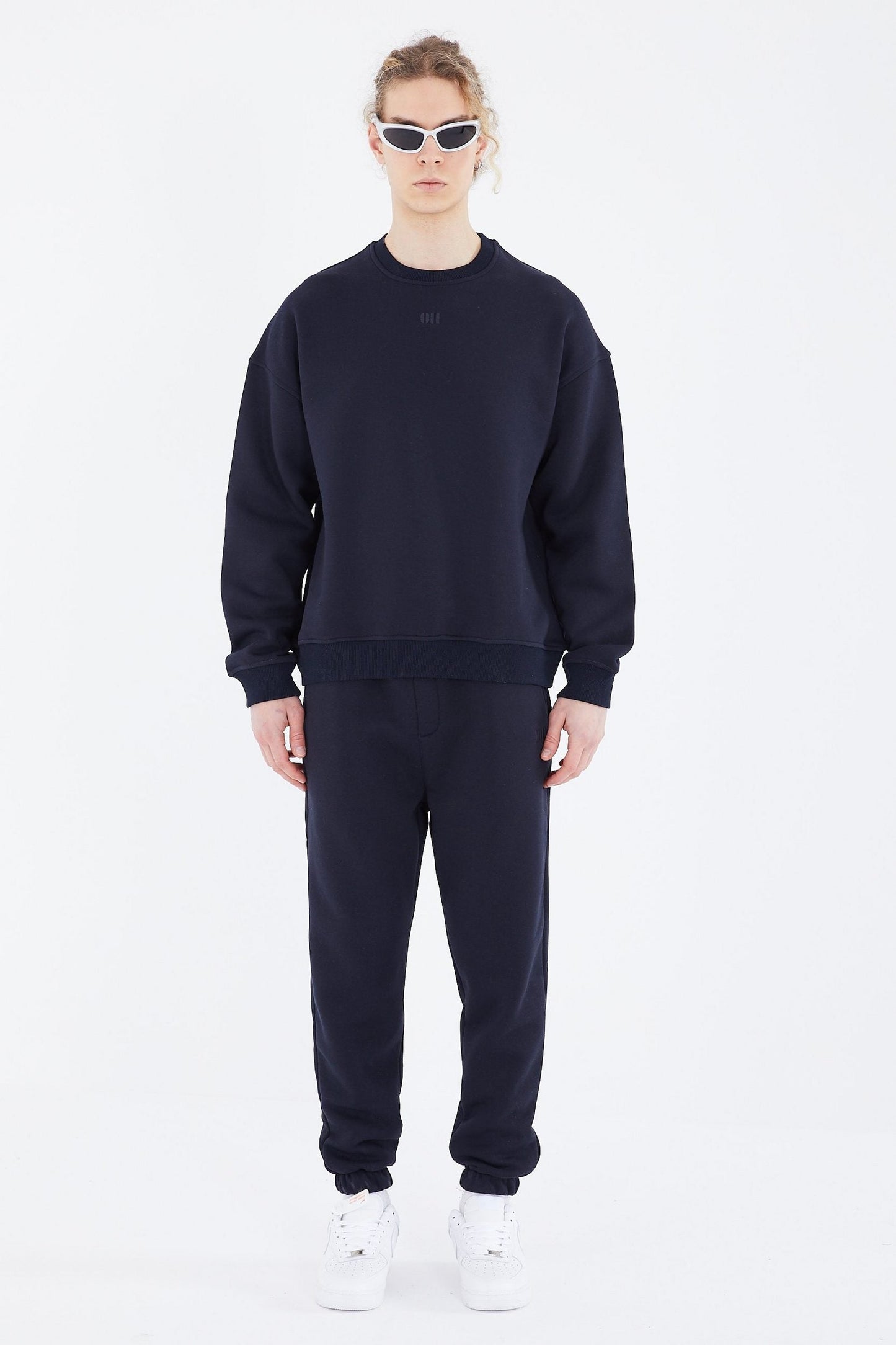 Basic Jogger Set Pullover Jogginghose Oversize Fit