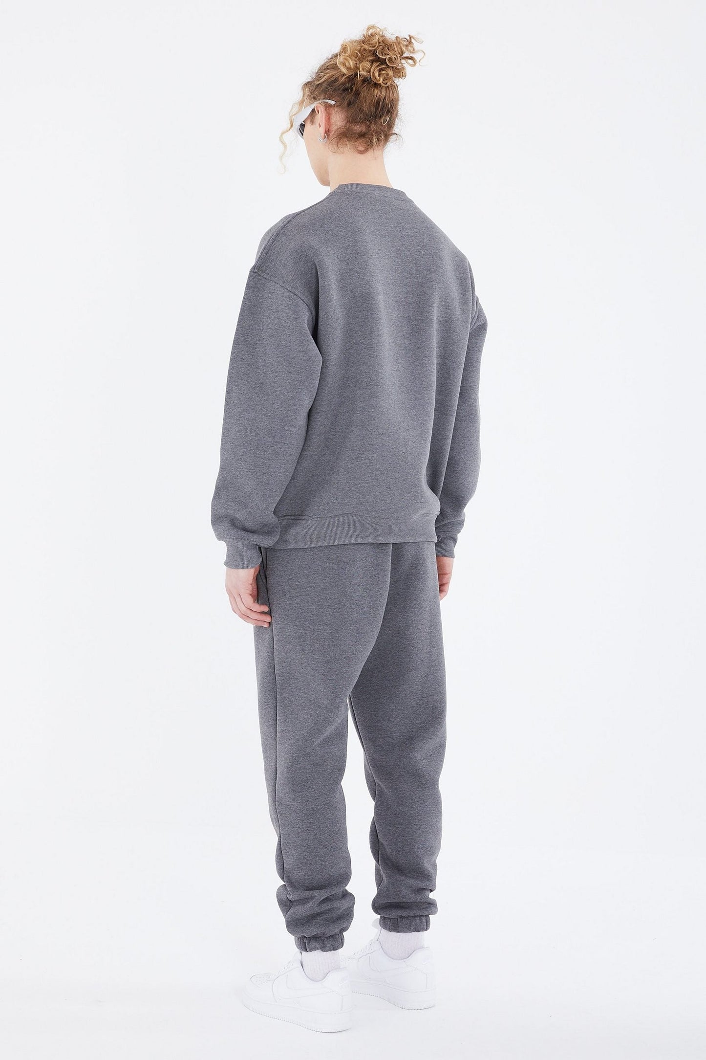 Basic Jogger Set Pullover Jogginghose Oversize Fit