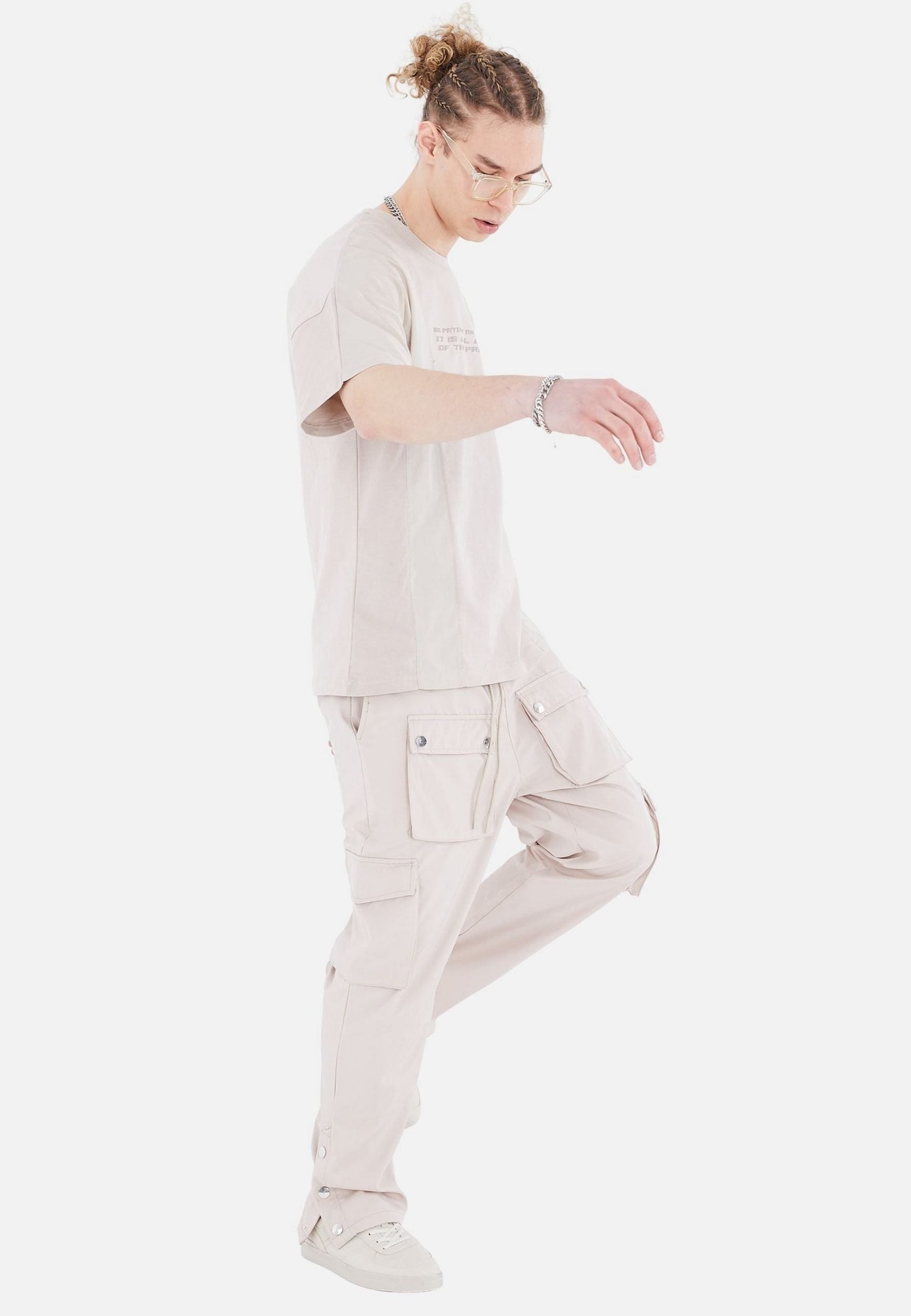 Herren Set T-Shirt Baumwolle 320gsm Jogginghose Jogger
