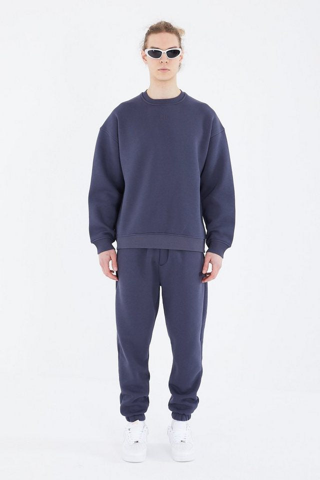 Basic Jogger Set Pullover Jogginghose Oversize Fit