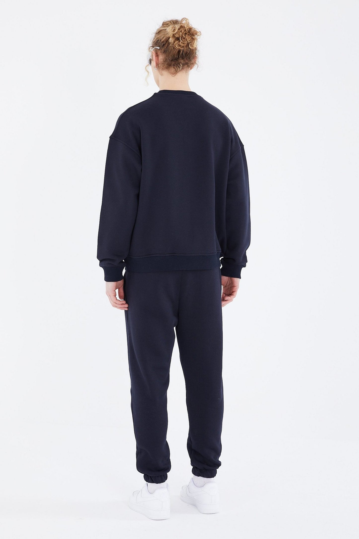Basic Jogger Set Pullover Jogginghose Oversize Fit
