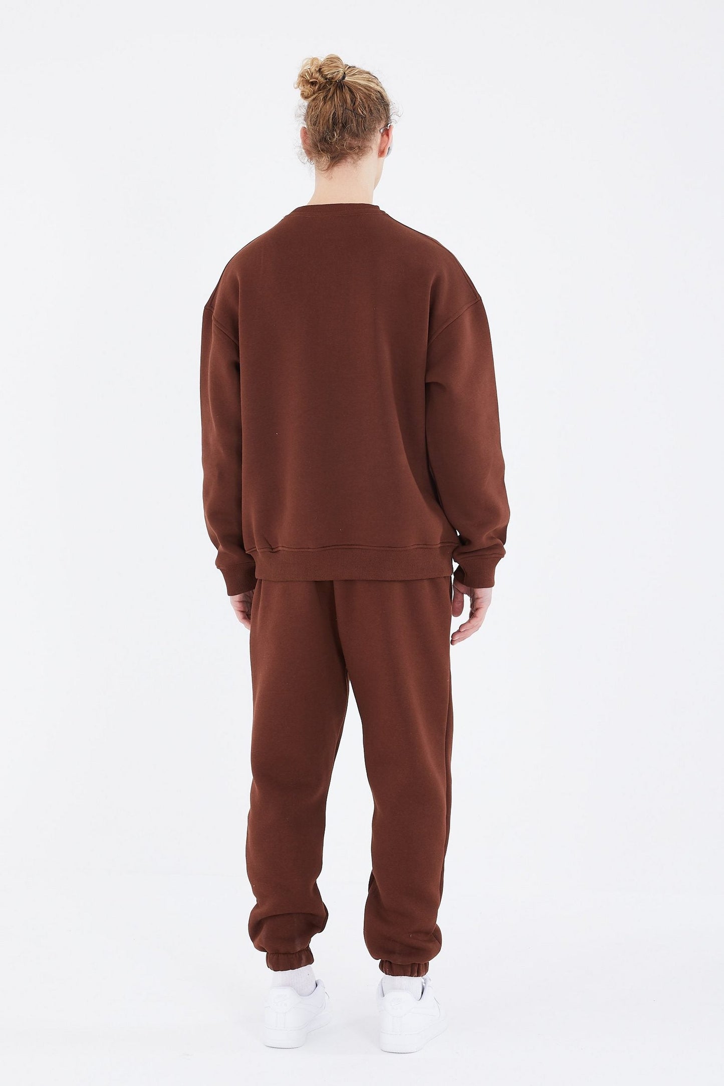 Basic Jogger Set Pullover Jogginghose Oversize Fit