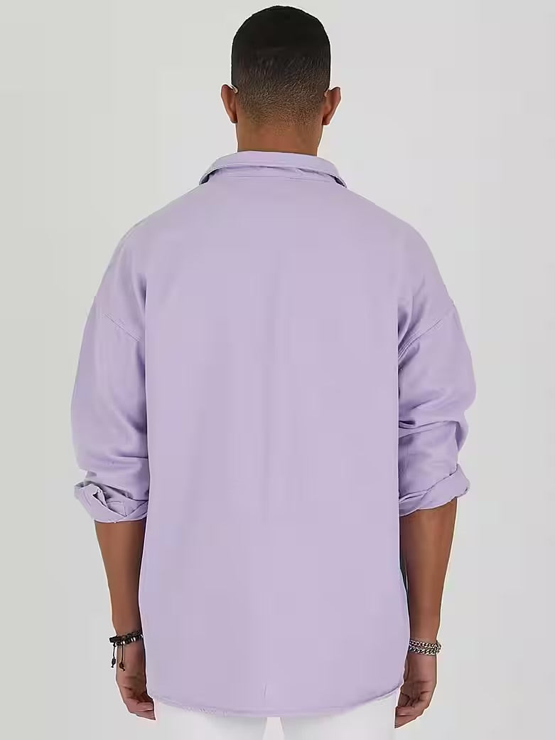 Jeanshemd Oversize Cotton Hemd 100% Baumwolle