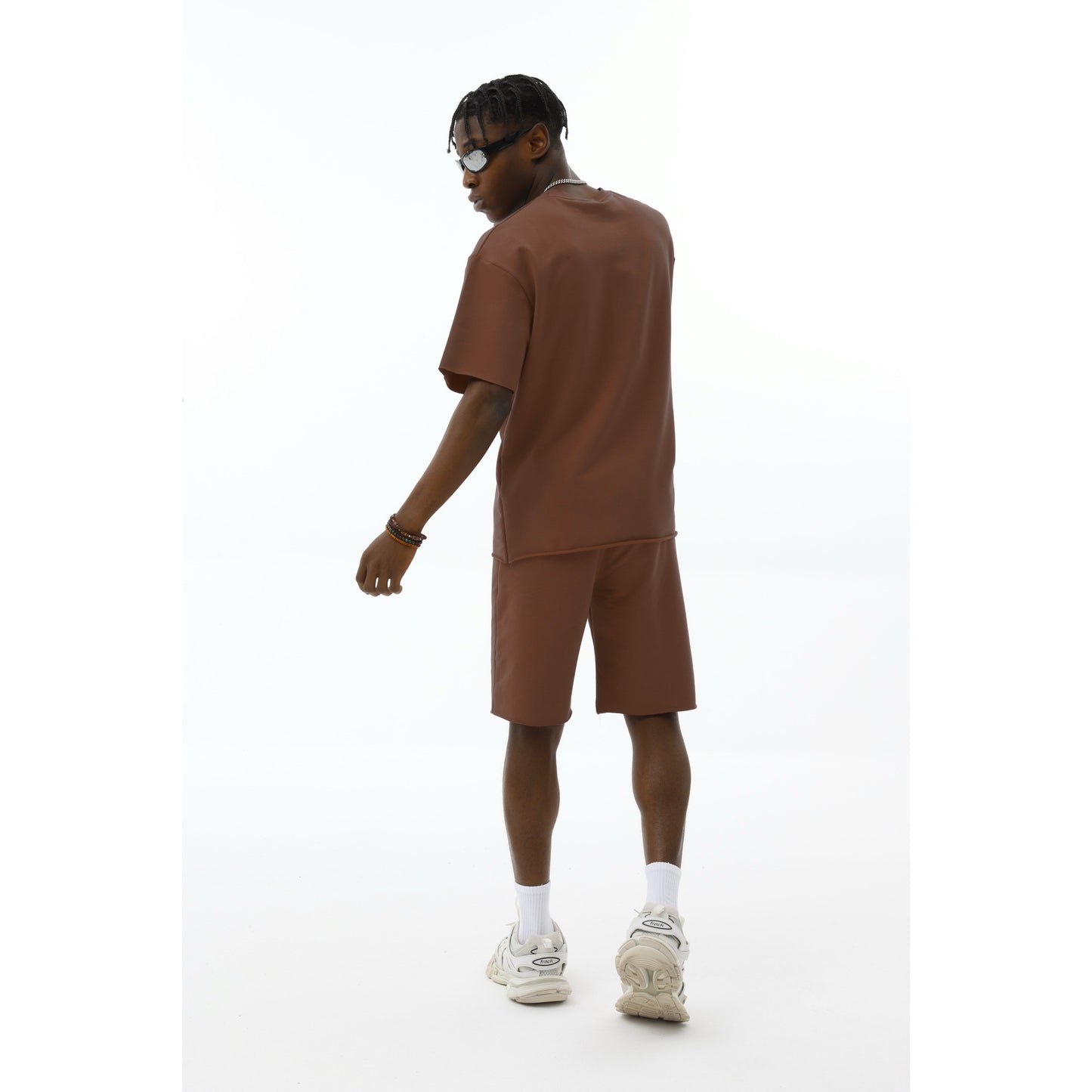 Sommer-Set für Herren - T-Shirt & kurze Joggerhose aus 100 % Polyester