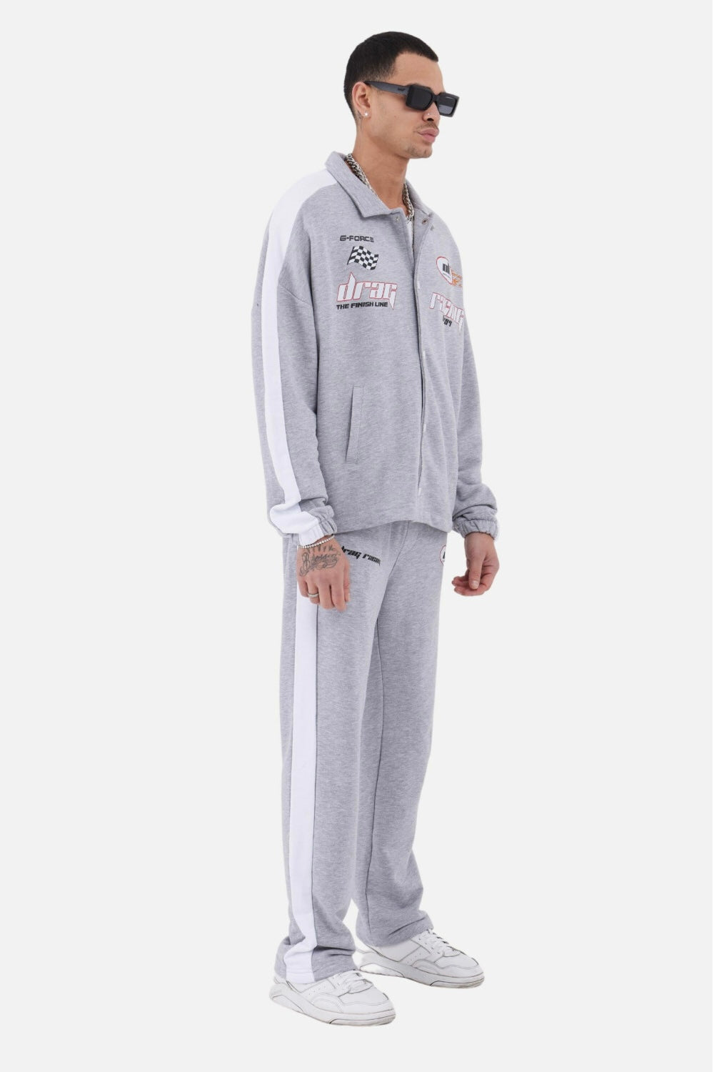 Trainingsanzug Set Drag Racing Freizeit Unisex Oversize