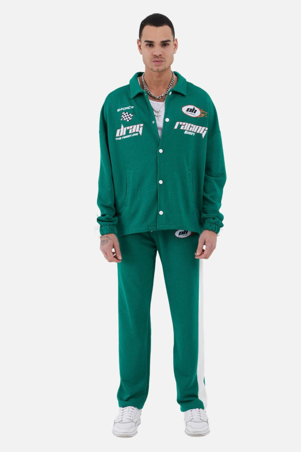 Trainingsanzug Set Drag Racing Freizeit Unisex Oversize