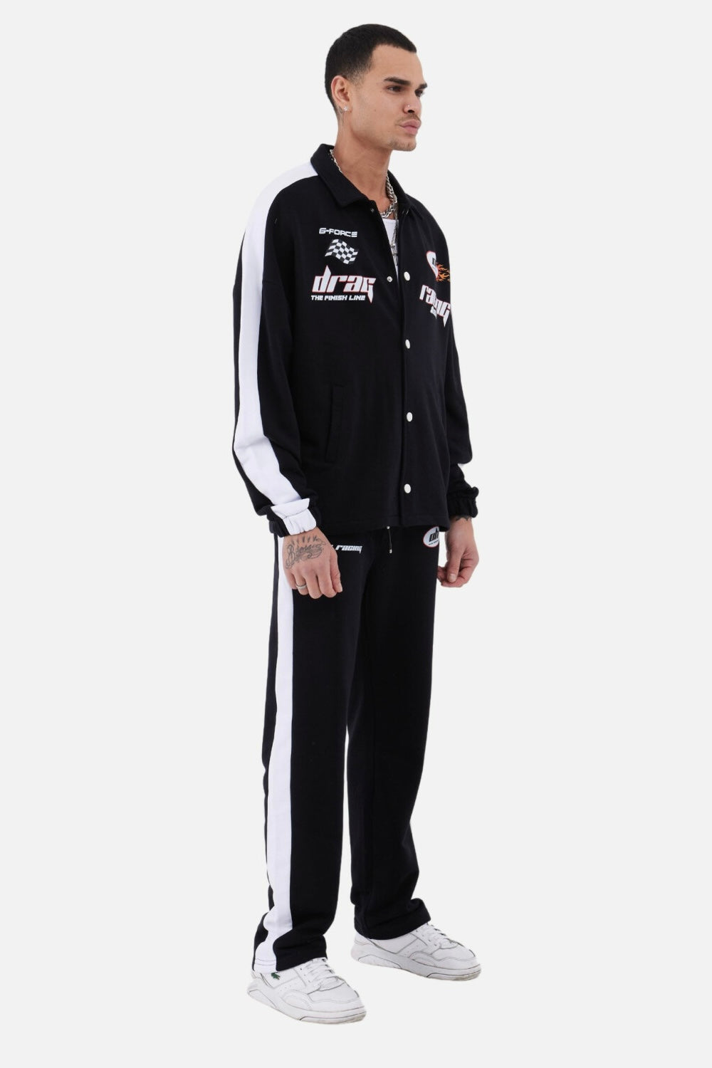 Trainingsanzug Set Drag Racing Freizeit Unisex Oversize