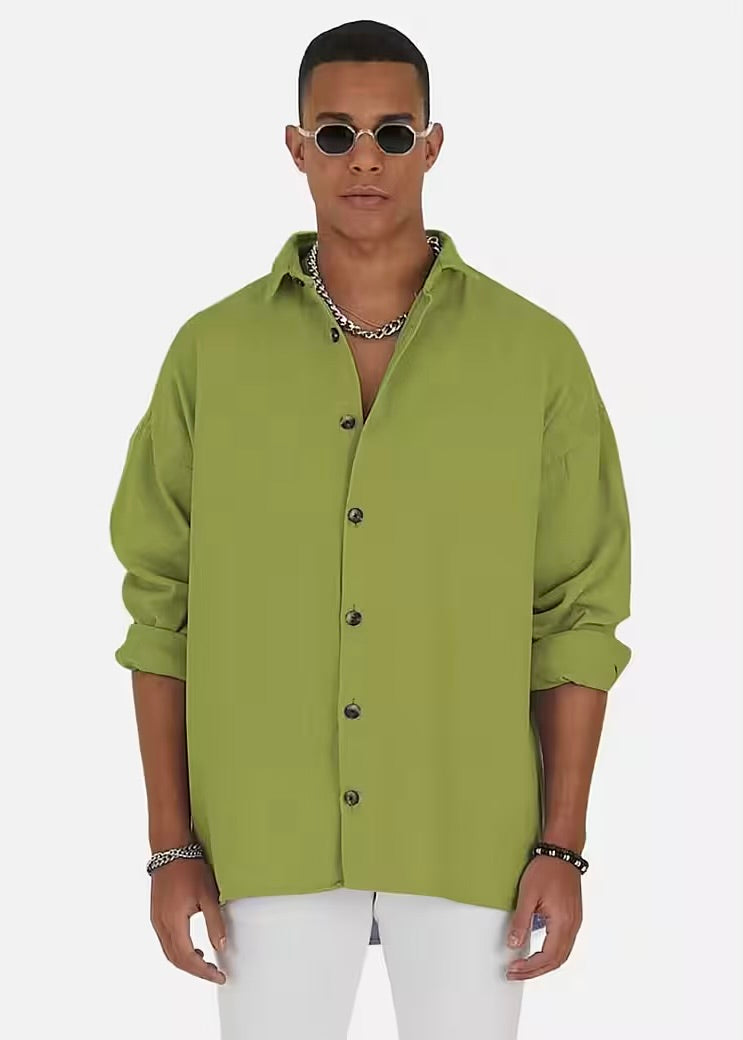 Jeanshemd Oversize Cotton Hemd 100% Baumwolle