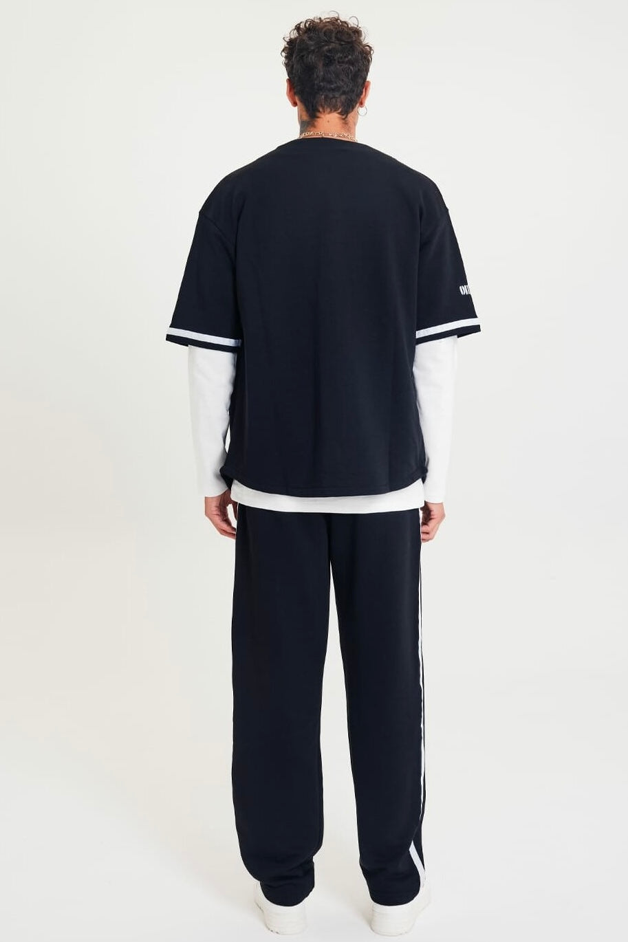Set Baseball Hemd Hose Jogger Jogginganzug Sportanzug Oversize