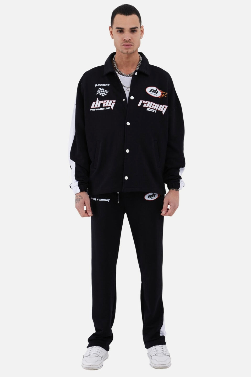 Trainingsanzug Set Drag Racing Freizeit Unisex Oversize