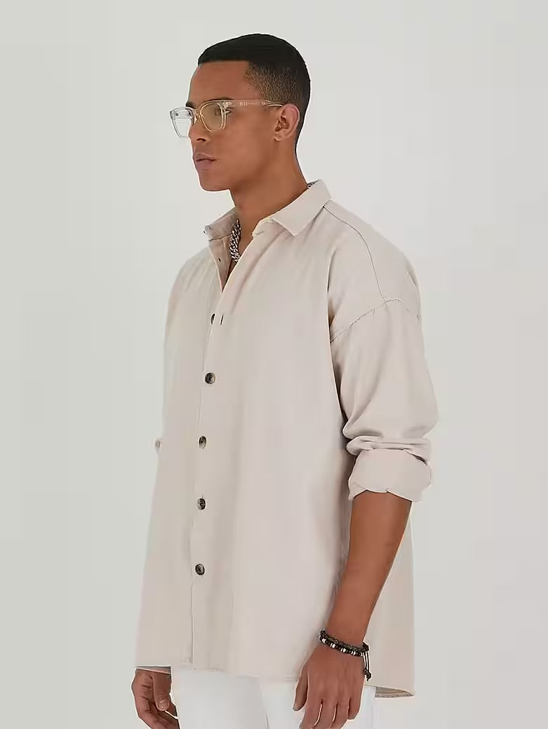 Jeanshemd Oversize Cotton Hemd 100% Baumwolle