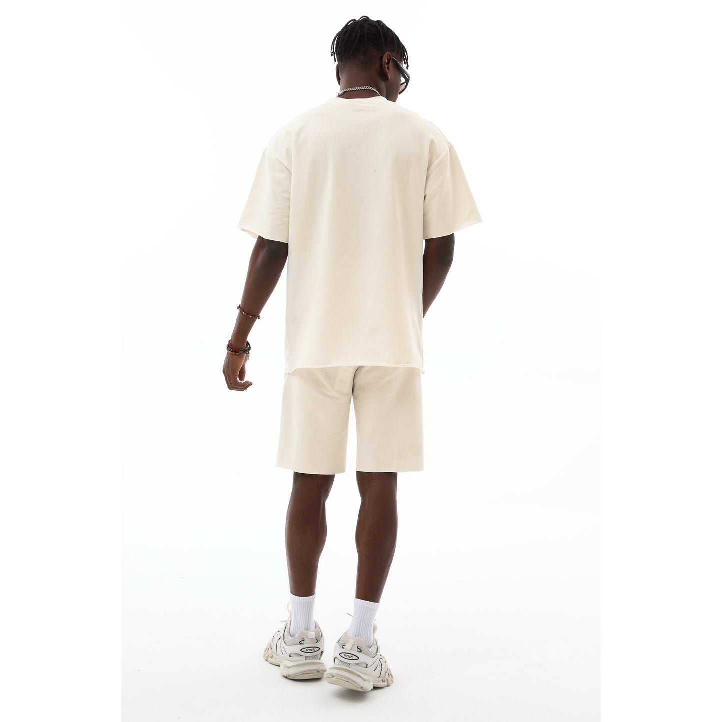 Sommer-Set für Herren - T-Shirt & kurze Joggerhose aus 100 % Polyester