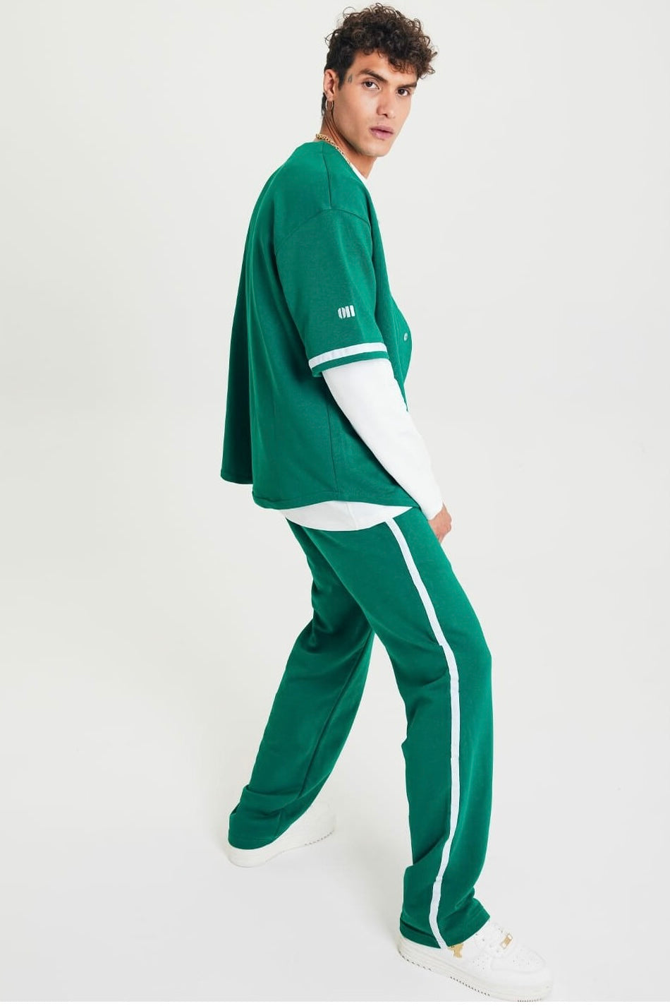 Set Baseball Hemd Hose Jogger Jogginganzug Sportanzug Oversize