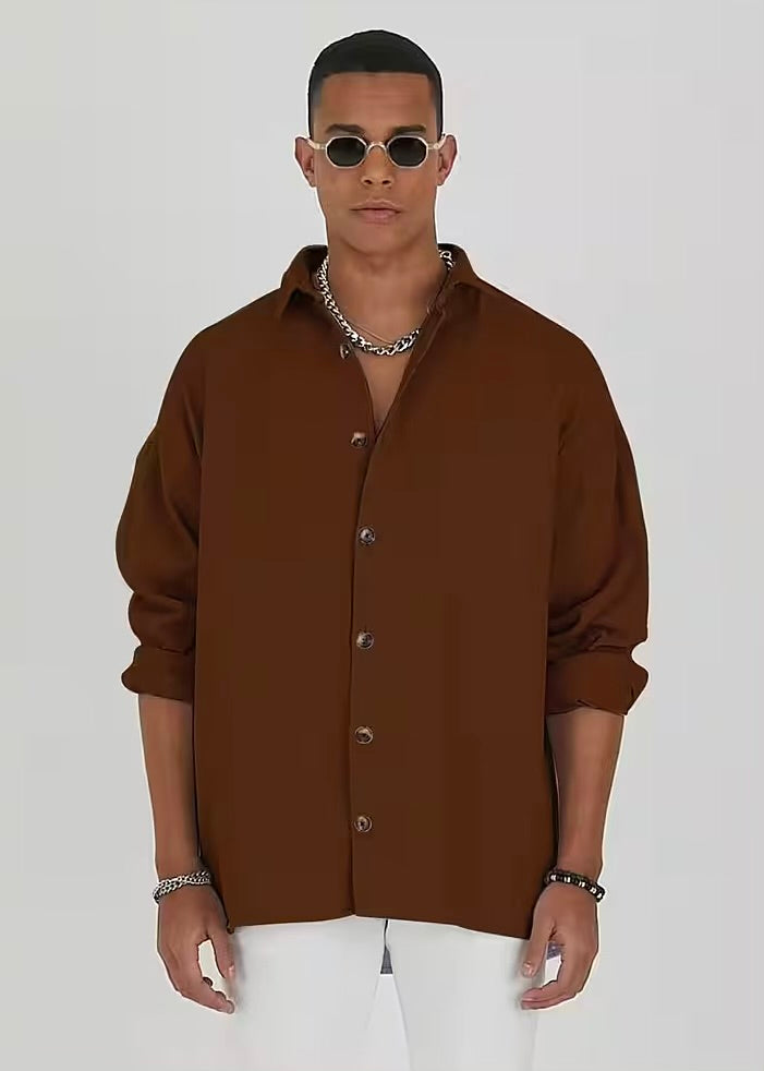 Jeanshemd Oversize Cotton Hemd 100% Baumwolle