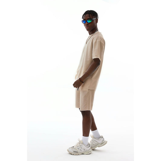 Sommer-Set für Herren - T-Shirt & kurze Joggerhose aus 100 % Polyester