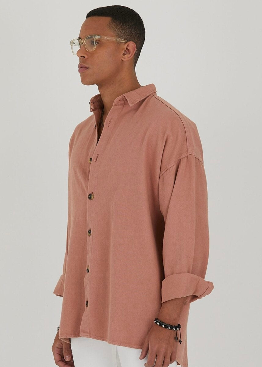 Jeanshemd Oversize Cotton Hemd 100% Baumwolle