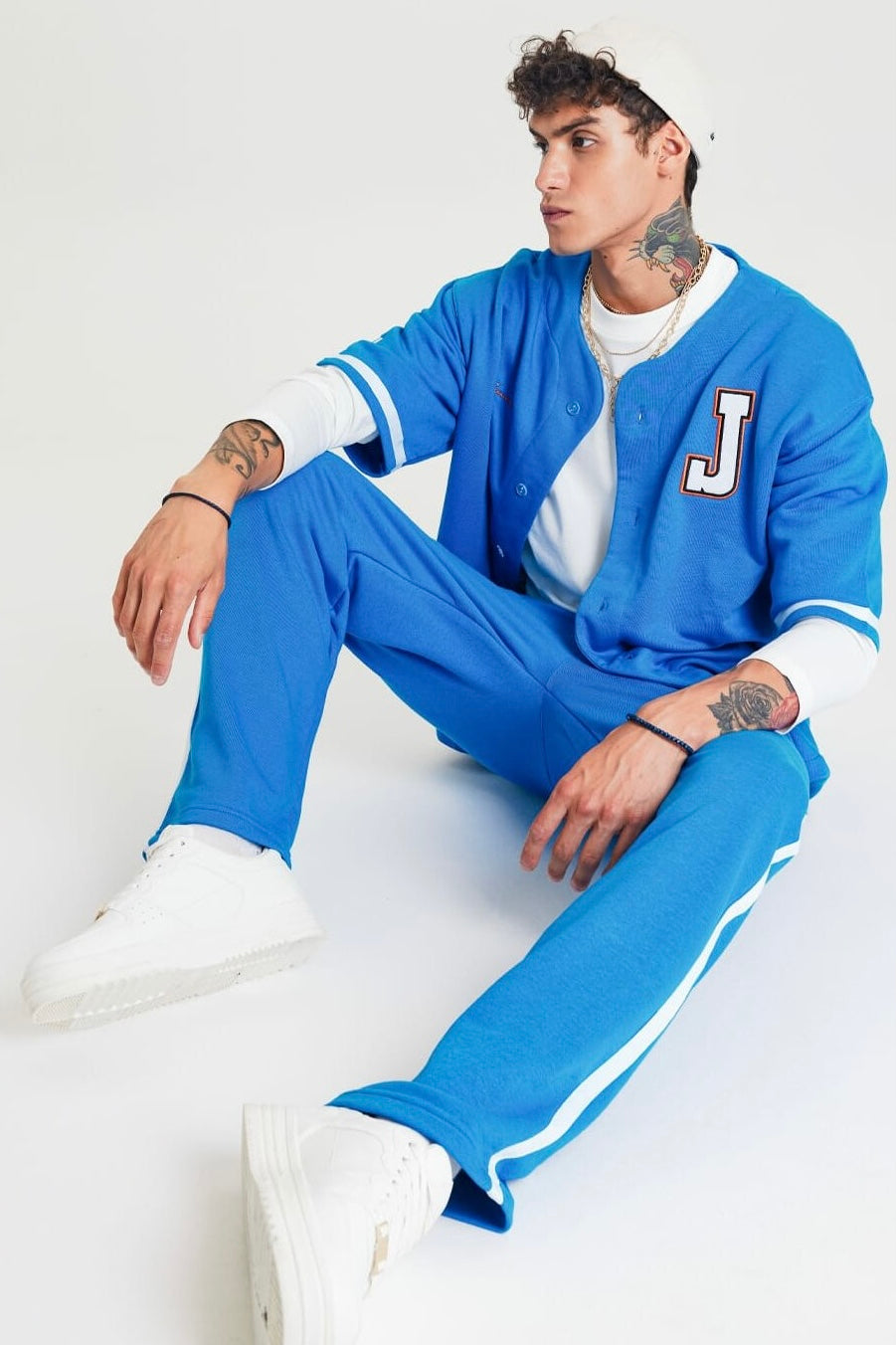 Set Baseball Hemd Hose Jogger Jogginganzug Sportanzug Oversize