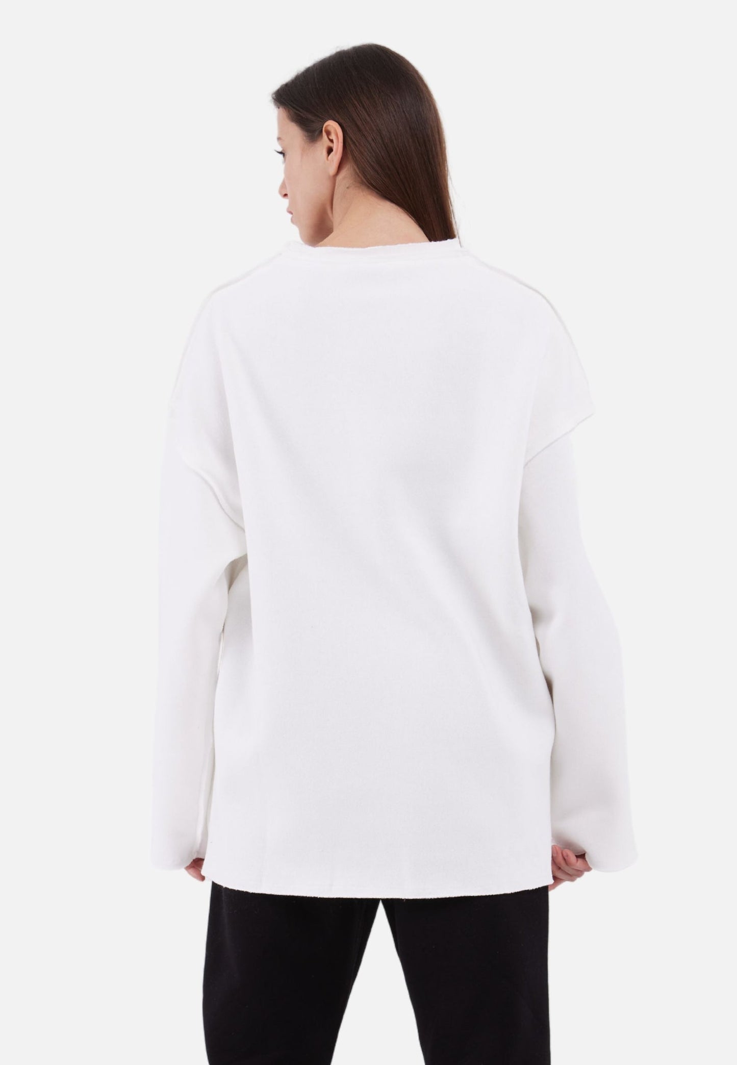 Sweater Basic Cotton Sweatshirt Pullover