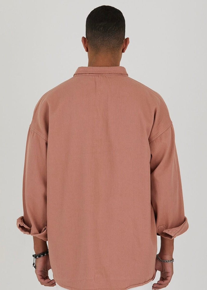 Jeanshemd Oversize Cotton Hemd 100% Baumwolle