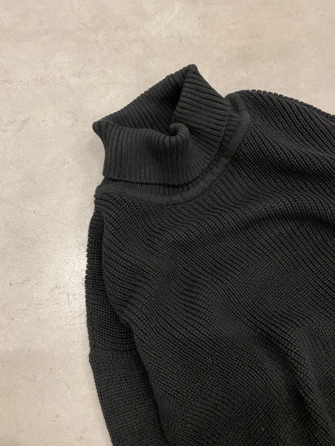 Männer Pullover mit Rollkragen, Drop Shoulder Oversize Fit Herren