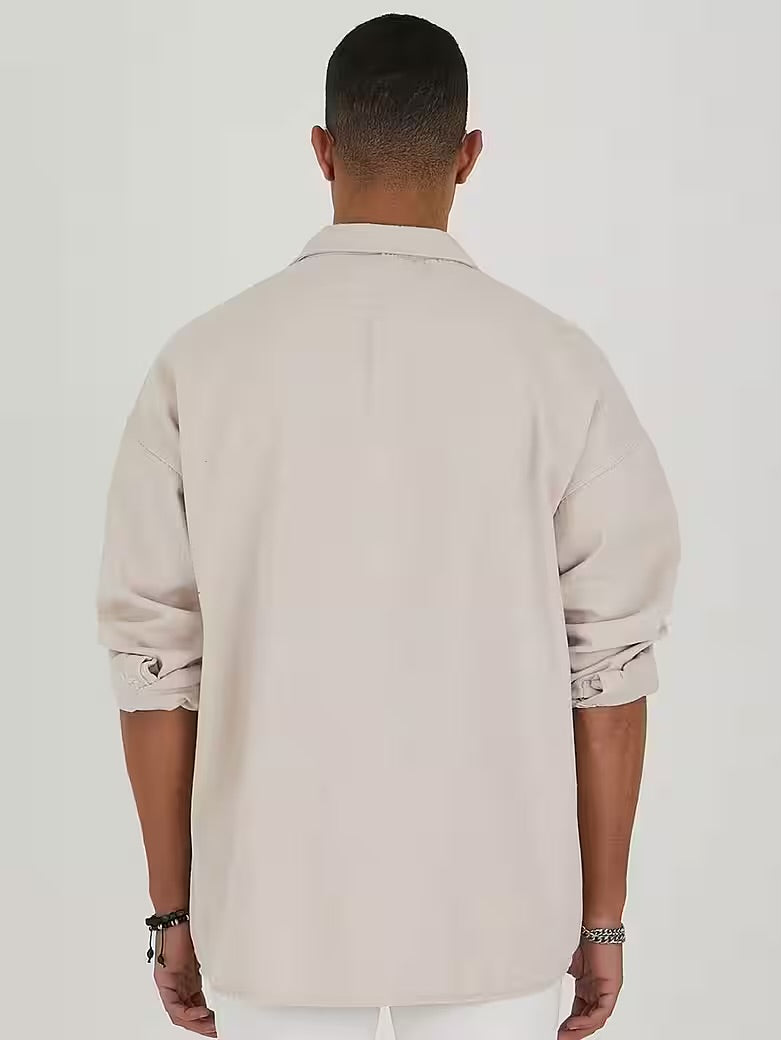 Jeanshemd Oversize Cotton Hemd 100% Baumwolle